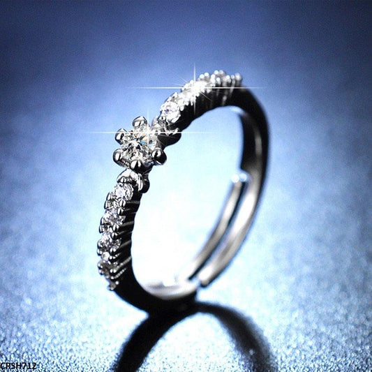Celestial Blossom Adjustable Sparkle Ring | CRSH712