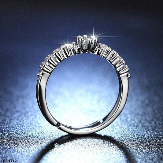 Celestial Blossom Adjustable Sparkle Ring | CRSH712